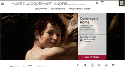 Desktop Screenshot of musee-jacquemart-andre.com