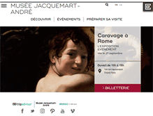 Tablet Screenshot of musee-jacquemart-andre.com